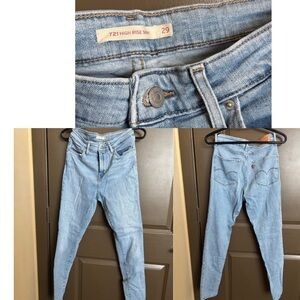 Levi’s women high rise skinny 721 jeans